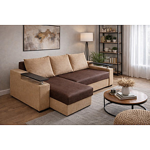 Кутовий диван Карат коричневий, Анвіт