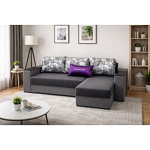 Кутовий диван Візит, сірий, Анвіт