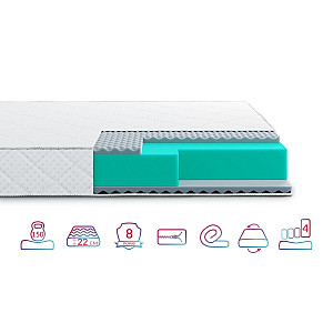 Матрац Noble Argentum Amaltea, розмір 120x190 см