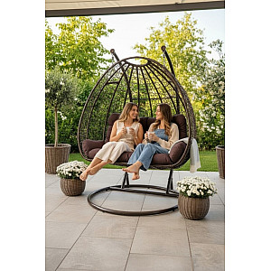 Підвісне двомісний крісло кокон GARDEN до 200 кг, виробник Кайрос