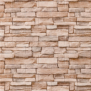 Самоклеюча 3D панель 700х770х3мм Катиринославська цегла (344-3) SW-00001383