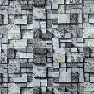 Панель стінова 700х770х3мм Графітовий кубік SW-00001996