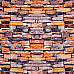 Декоративна 3D панель самоклейка 700х770х3мм Піщаник Катиринославська цегла (045-3) SW-00000692