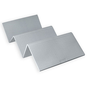 Дитячий складний термокилимок однотонний 2000х1500х10мм Сірий (299) SW-00001187