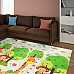Розвиваючий термокилимок дитячий 180х200х0.8см "Зростомір | Тварини зі словами" (266) SW-00000893