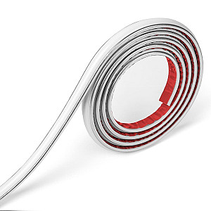 Молдинг 3000х20х8,5 мм Білий зі сріблом SW-00002674