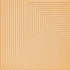 Самоклеюча декоративна 3D панель Бамбук Жовто-пісочний 500х500х5мм SW-00002879