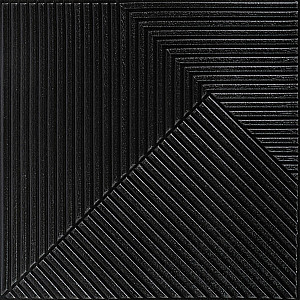Самоклеюча декоративна 3D панель 500х500х5мм Бамбук Чорний SW-00002881