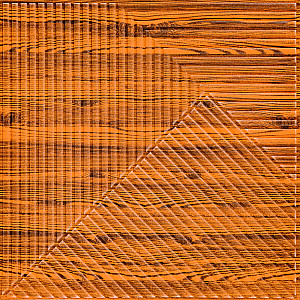 Самоклеюча декоративна 3D панель Бамбук Дерево 500х500х5мм SW-00002882