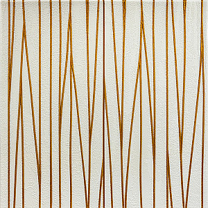 Самоклеюча 3D панель 700х700х5мм Золоті стрічки (440) SW-00001184