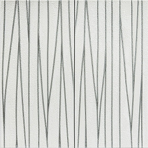 Самоклеюча 3D панель 700х700х5мм Срібні стрічки (441) SW-00001185