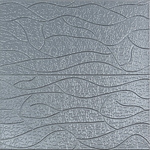 Панель 3D 700х700х6мм Срібло SW-00001951