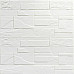 Самоклеюча декоративна 3D панель Камінь біла бита цегла700х770х5мм (180) SW-00000426