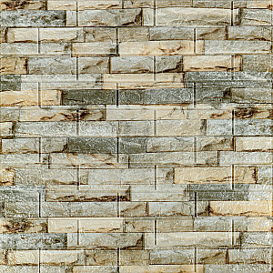 Декоративна панель 3D 700х770х5мм Цегла Катеринославська SW-00003309