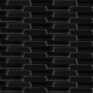 3D панель самоклеюча кладка 700х770х7мм Чорна (038) SW-00000303