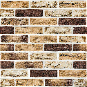 Самоклеюча 3D панель клінкер пісочний 700x700x4мм Клінкер пісочний цегла (415) SW-00000770