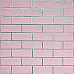 Панель стінова 700х700х5мм Рожева цегла зі сріблом SW-00001501