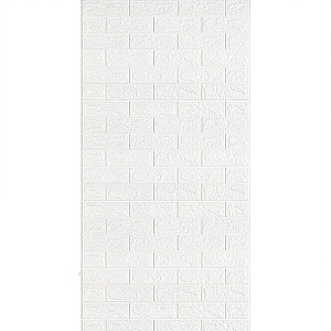 R001-2 Панель стінова у рулоні 3D 700х3080х2мм Біла Цегла SW-00002534