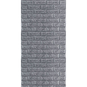 R017-2 Панель стінова в рулоні 3D 700х3080х2мм Сіра Цегла (D) SW-00002535
