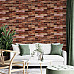 Самоклеюча 3D панель під коричневу катеринославську цеглу 3080x700x3мм SW-00001768