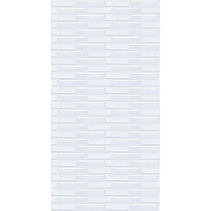 Самоклеюча 3D панель 3080x700x5мм Біла Кладка SW-00001759