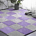 Підлога-пазл плюшевий 30х30х1см Фіолетовий (D) SW-00002086