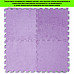 Підлога-пазл плюшевий 30х30х1см Фіолетовий (D) SW-00002086