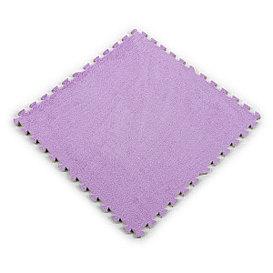 Підлога-пазл плюшевий 60х60х1см Фіолетовий (D) SW-00002087
