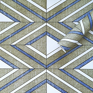 Самоклеюча плівка 0,45х10м х 0,07мм Волошкові ромби SW-00001256