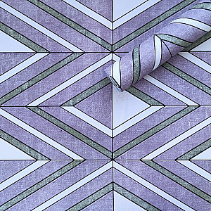 Самоклеюча плівка 0,45х10м х 0,07мм Зелені ромби SW-00001257