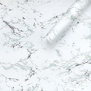 Самоклеюча плівка 0,45х10м х 0,07мм Зелено-червоний мармур SW-00001272