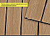 УЦІНКА. Покриття вінілове самоклеюче 3D рейки 600х600х2,8мм Теплий бурштин SW-00002965