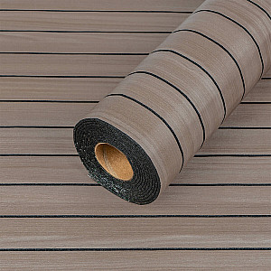 Покриття вінілове самоклеюче 3D рейки Дуб Мокко 600х2900х3мм SW-00002901
