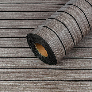 Покриття вінілове самоклеюче 3D рейки Металевий попіл 600х2900х3мм SW-00002903