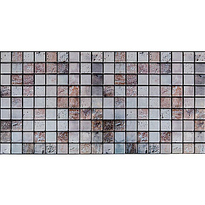 Декоративна ПВХ панель мозаїка 960х480х4мм Бежевий мармур SW-00001433