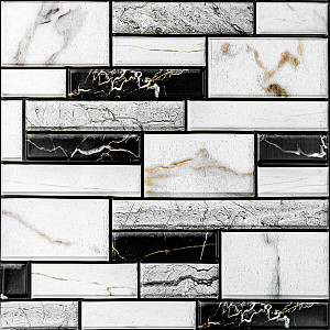 Декоративна ПВХ плитка на самоклейці 300х300х5мм Квадрат, ціна за 1 шт. (СПП-602) SW-00000669