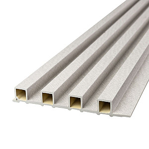 Рейка декоративна WPC стінова 3000х165х23мм Світло-сірий SW-00001860