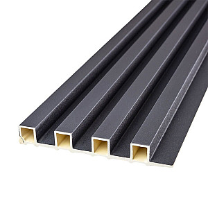 Рейка декоративна WPC стінова 3000х165х23мм Чорна SW-00001861