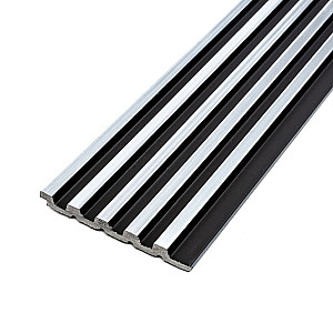 Рейка декоративна PS 2900х115х12мм Чорний зі сріблом SW-00002133