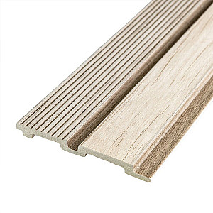 Рейка декоративна PS 2900х118х12мм Світле дерево SW-00001750