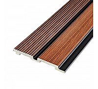 Рейка декоративна PS 2900х118х12мм Теплий каштан SW-00001753