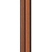 Рейка декоративна PS 2900х118х12мм Теплий каштан SW-00001753