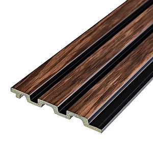 Рейка декоративна PS 2900х115х12мм Темний горіх SW-00001745