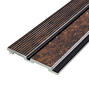 Рейка декоративна PS 2900х118х12мм Мідний із золотими вкрапленнями SW-00001747