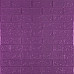 3D панель самоклеюча 700х770х3мм цегла Фіолетова (016-3) SW-000003248