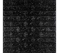 3D панель самоклеюча 700х770х5мм цегла Чорний (019-5) SW-00000151