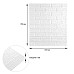 3D панель самоклеюча цегла 690х780х5мм Білий Матовий (001-5M) SW-00000587