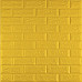 3D панель самоклеюча 700х770х5мм цегла Жовтий (010-5) SW-00000146