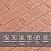 3D панель самоклеюча цегла Пудра 700х770х5мм SW-00001801