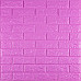 3D панель самоклеюча 700х770х5мм цегла Пурпурна (14-5) SW-00001334